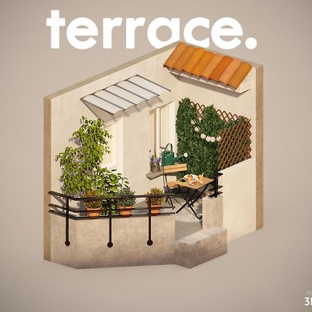 Studio Terrasse Privee 5 Min To Eiffel Tower París Exterior foto